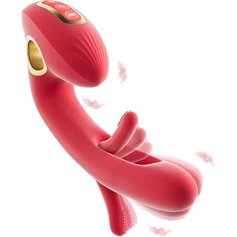Tapping G-spot Remote Control Tongue Clitoral Vibrator