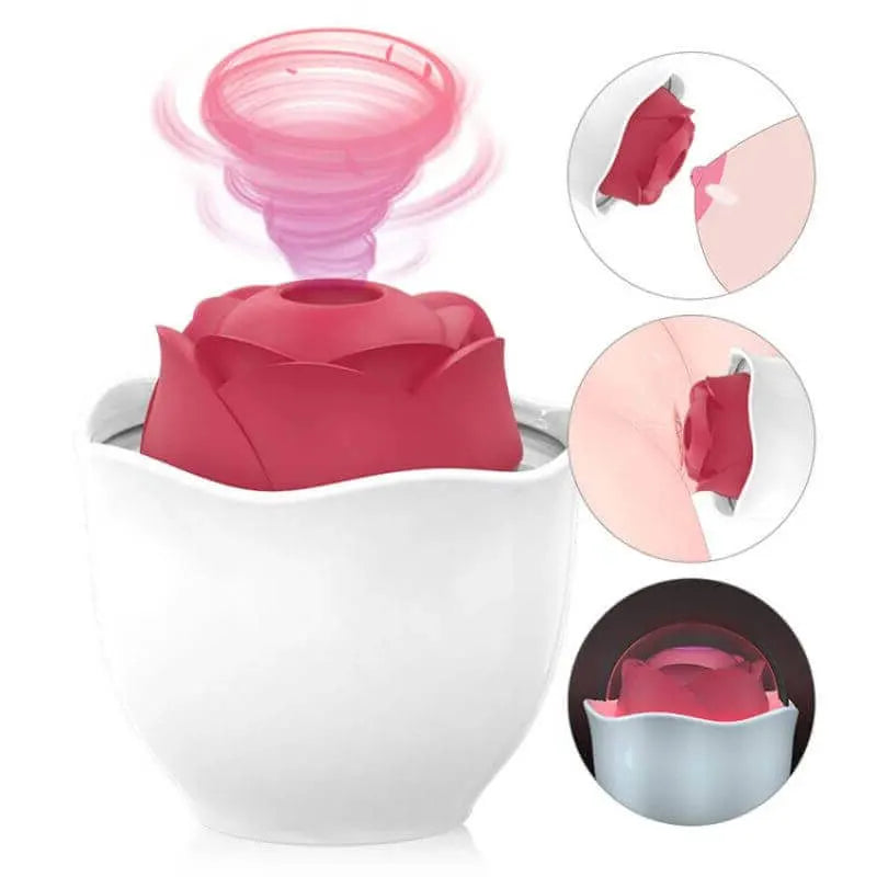 Rose Suck Toy with LED Nightlight