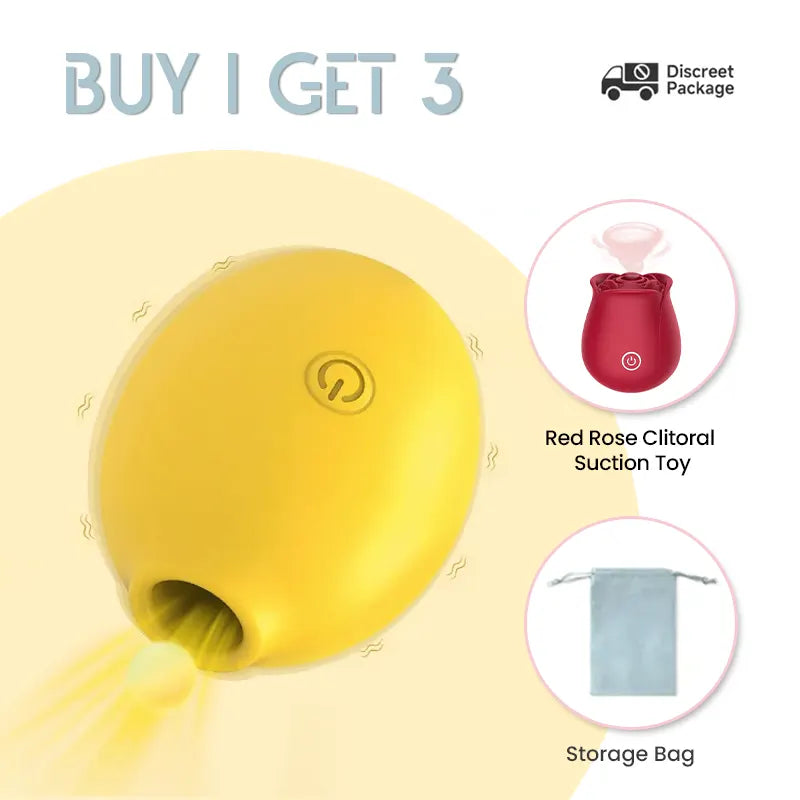 Little Lemon Suction Vibrator