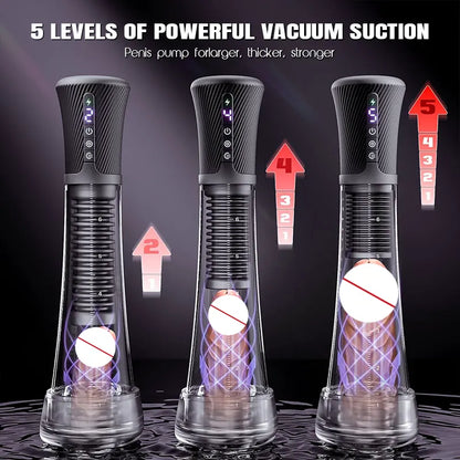 App-Controlled Penis Pump Masturbator