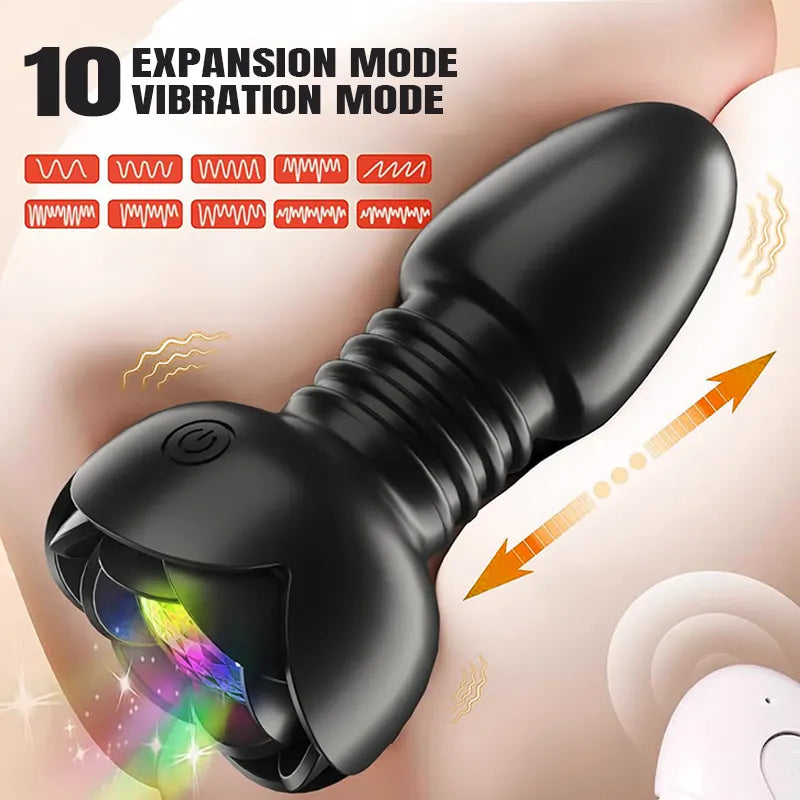 Remote Thrusting Anal Vibrator
