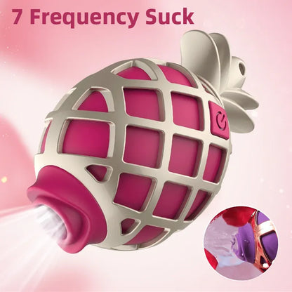 Pineapple Clitoral Sucking Vibrator