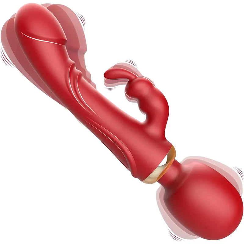3-in-1 Rabbit Dual Head G-Spot Vibrator