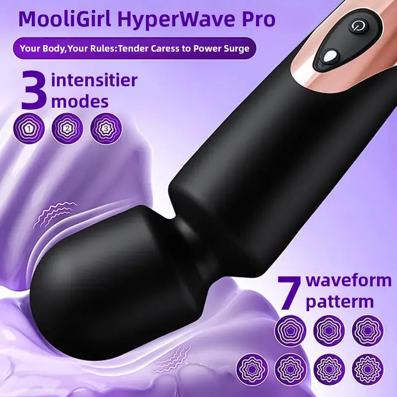 Rose Gold Female Wand Vibrator