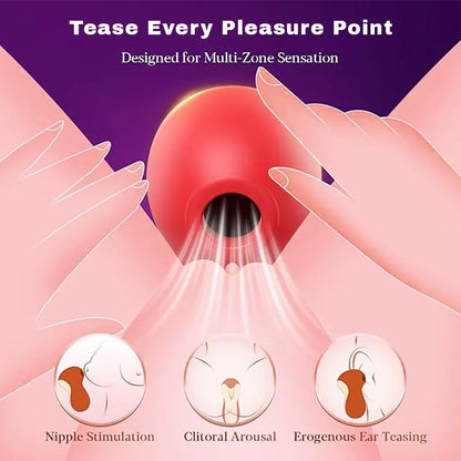 Rose Clitoral &amp; Nipple Vibrator