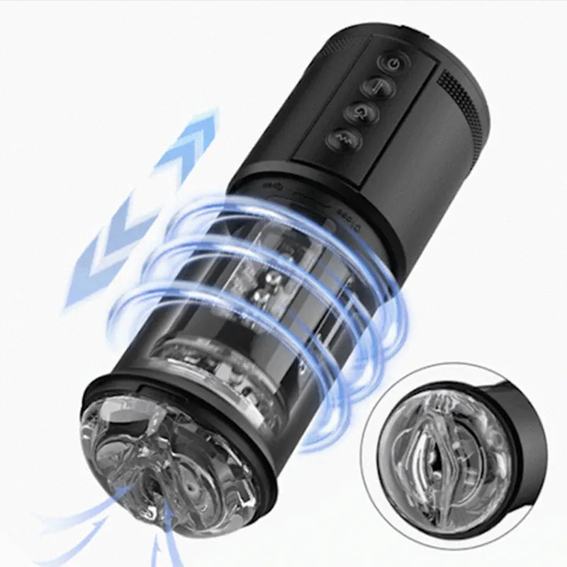 Suction Vibrating Male Masturbator Cup