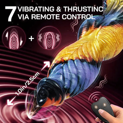 Phoenix Fantasy Thrusting Dildo