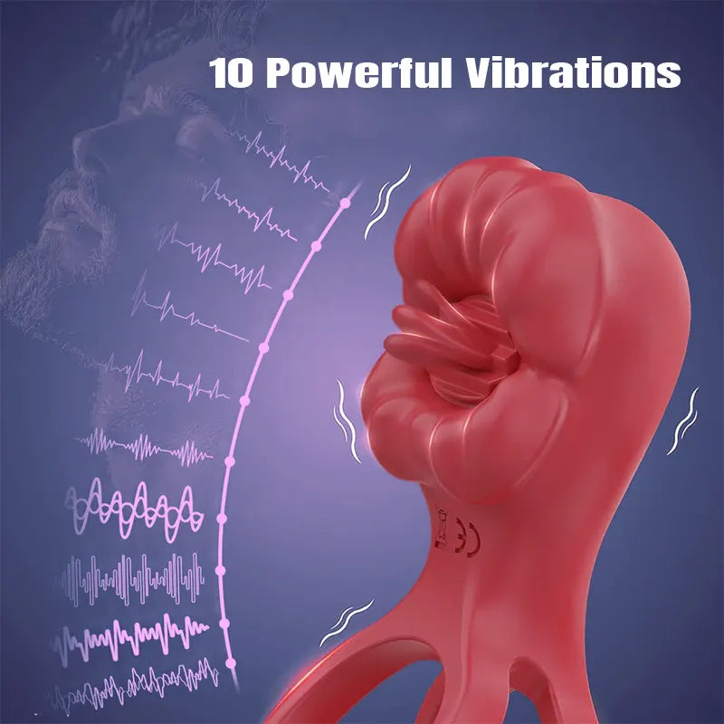 App-Controlled Vibrating Penis Ring