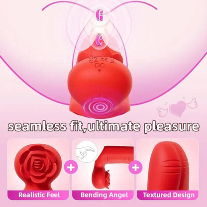 Rose-Tip Finger Vibrator for Women