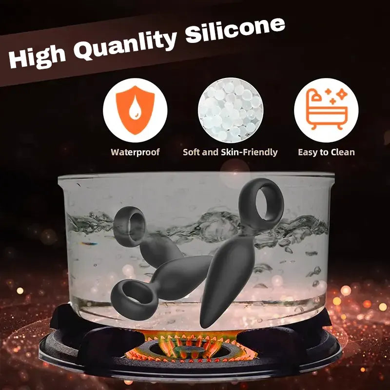 Soft Silicone Anal Training Plugs