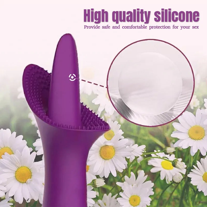 Double Tongue G-Spot Clitoral Vibrator