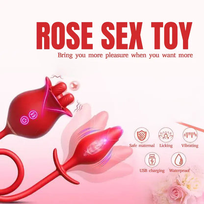 Rose Tongue and Plug Stimulator