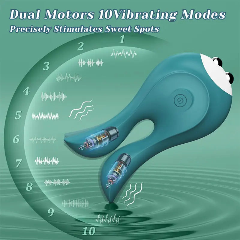 Dual Vibration Rabbit Nipple Teaser