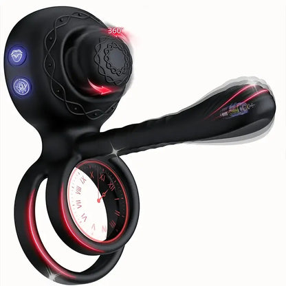 Octopus Kneading Vibrating Couples Ring