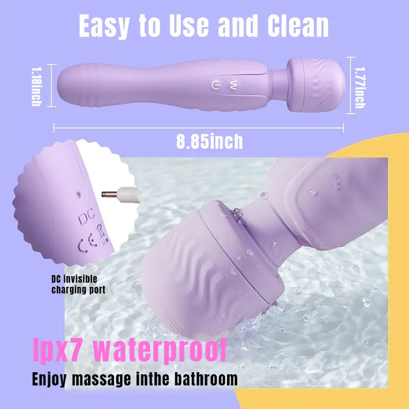 Purple Magic Wand Vibrator