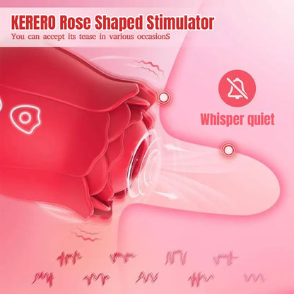 Rose Petal Vibrator - 10 Sucking Modes