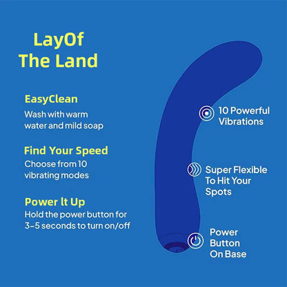 Blue Mini G-Spot Vibrator