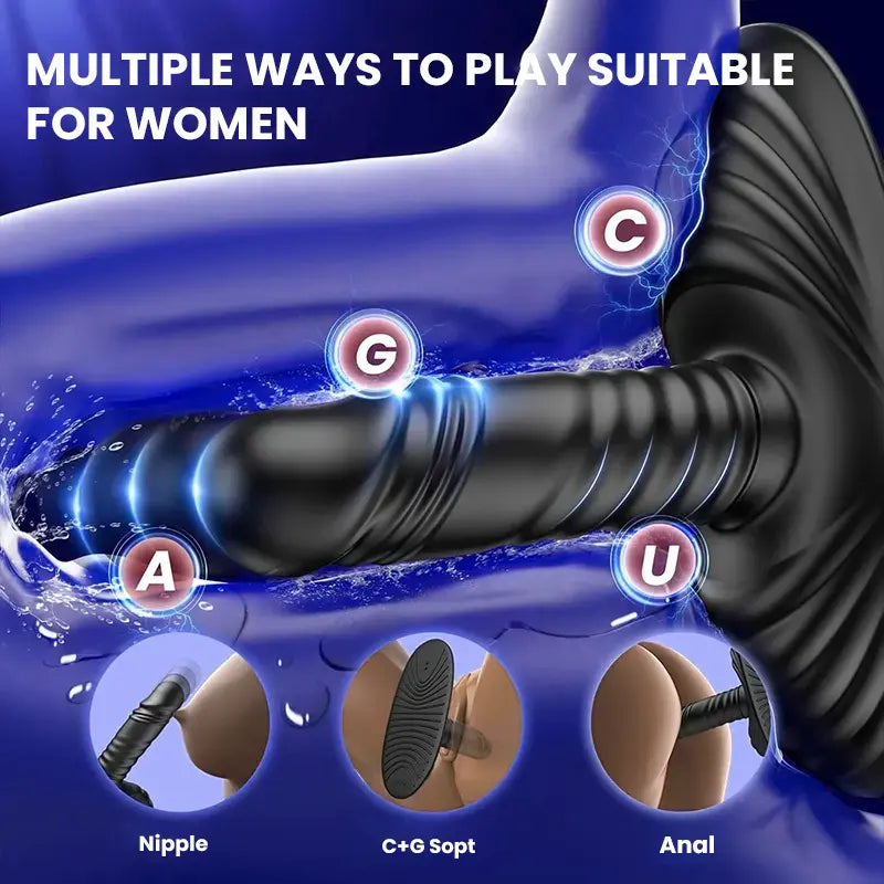 Triple-Motor Thrusting Prostate Vibrator