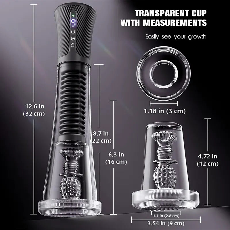 App-Controlled Penis Pump Masturbator