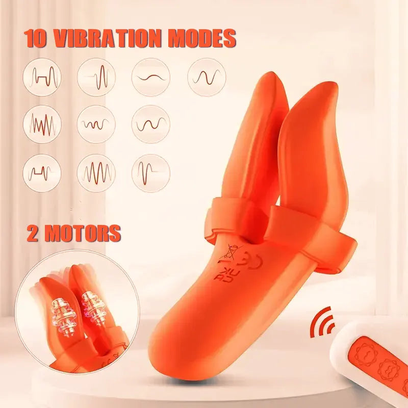 Wireless Dual Vibration Pleasure Clamp
