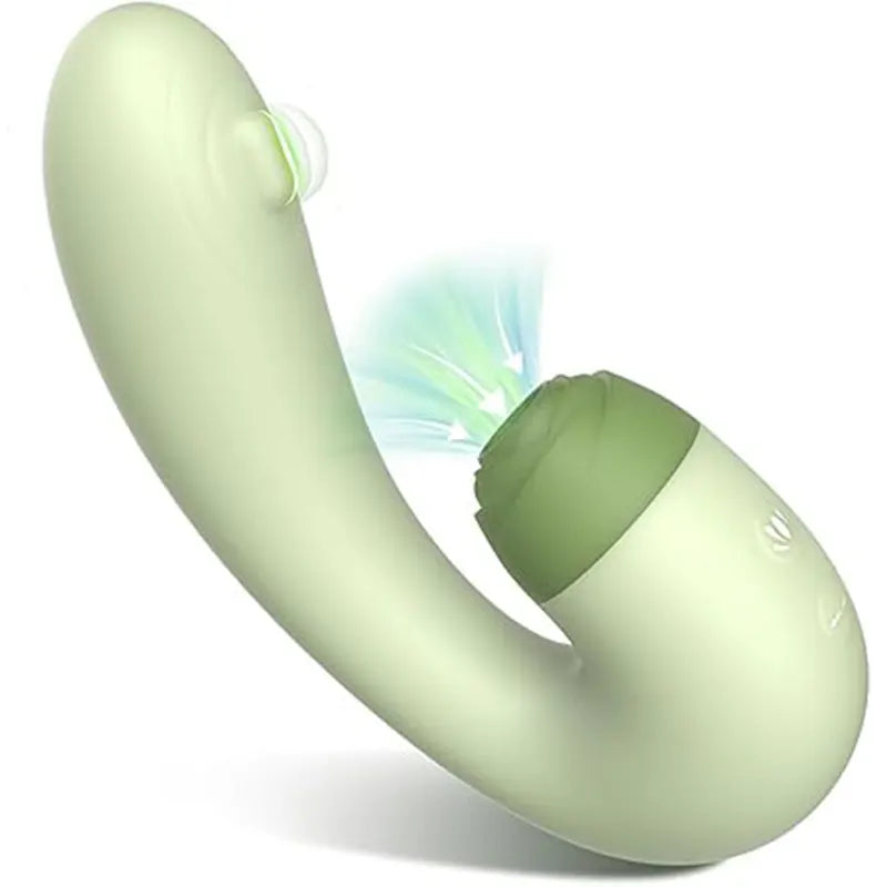Green Suction Vibrator with Vibration