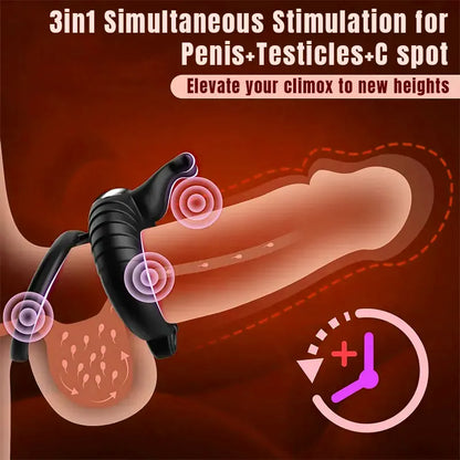 Remote-Control Couple’s Vibrating Cock Ring