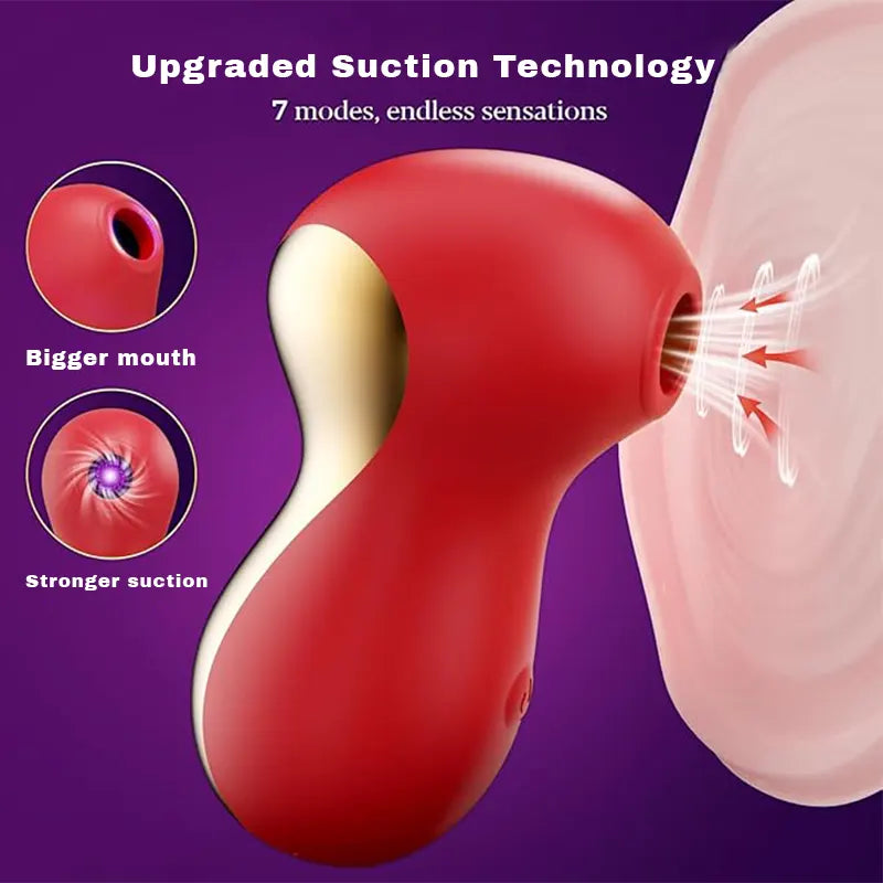 Rose Clitoral &amp; Nipple Vibrator