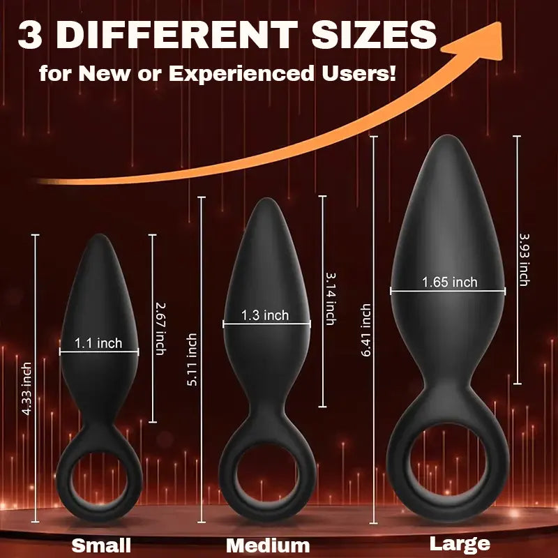 Soft Silicone Anal Training Plugs