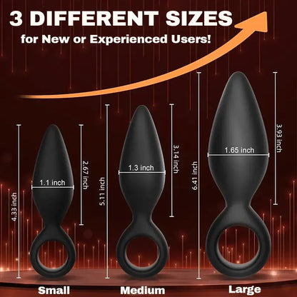 Soft Silicone Anal Training Plugs