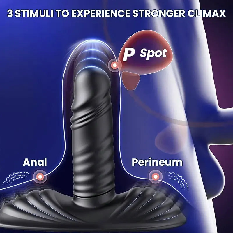 Triple-Motor Thrusting Prostate Vibrator