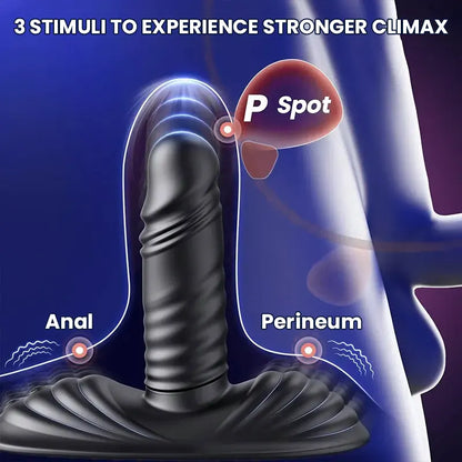 Triple-Motor Thrusting Prostate Vibrator