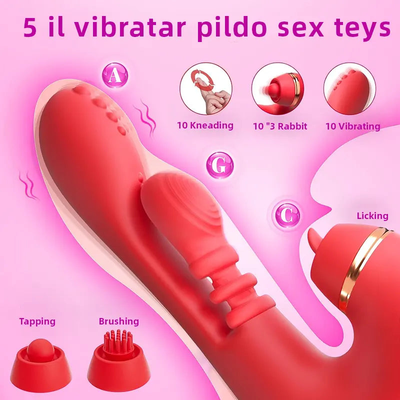 Kneading Pulse G-Spot Vibrator Wand