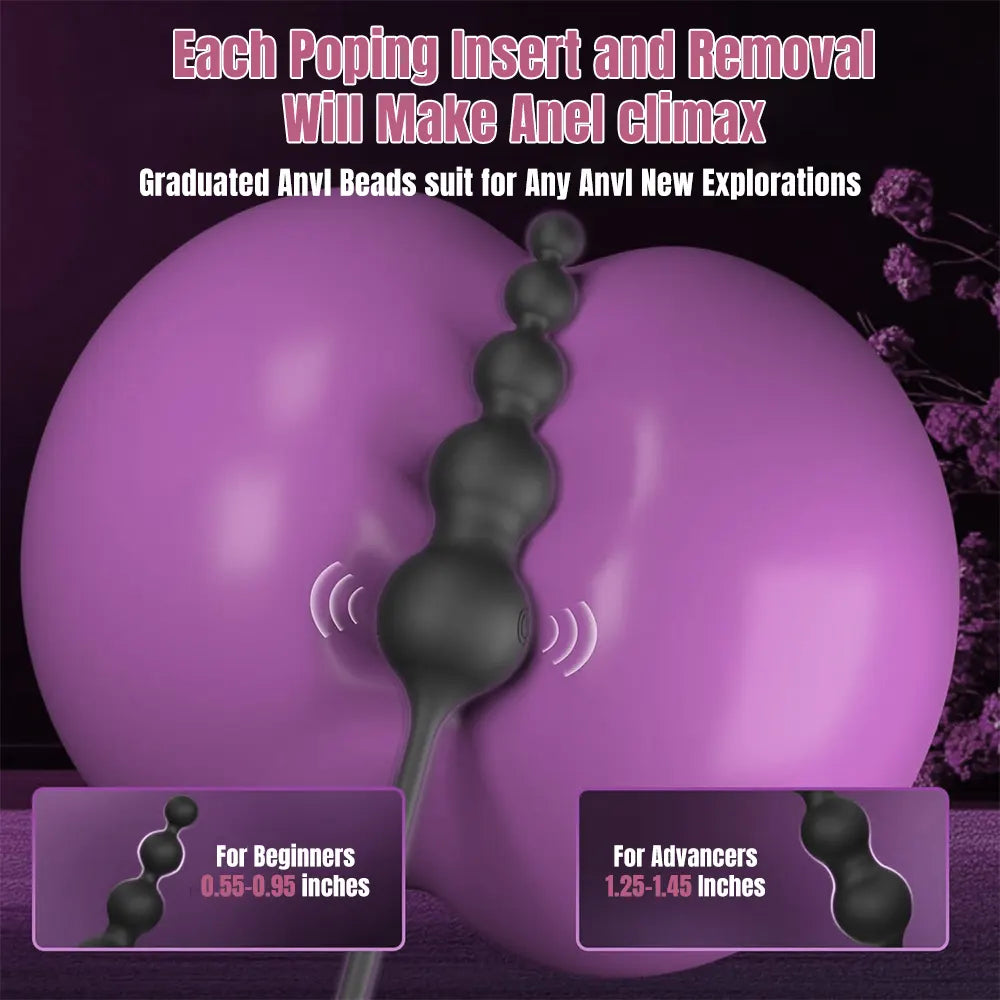 Remote Vibrating Cock Ring Plug Set