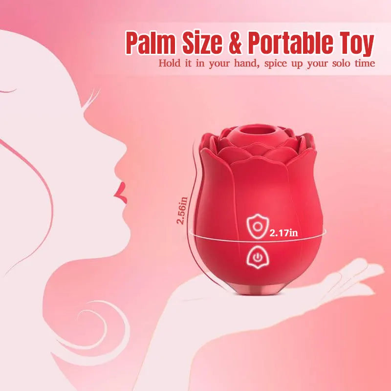 Rose Petal Vibrator - 10 Sucking Modes