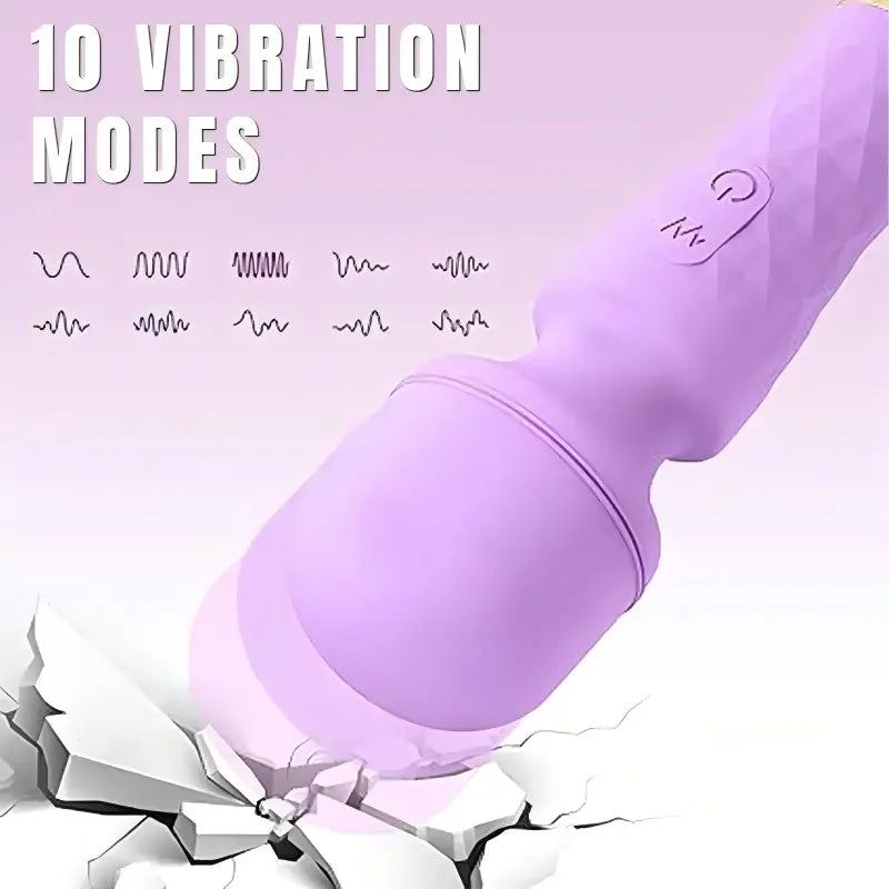 Dual-Ended Wand Vibrator