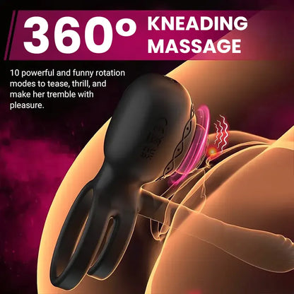 Octopus Kneading Vibrating Couples Ring