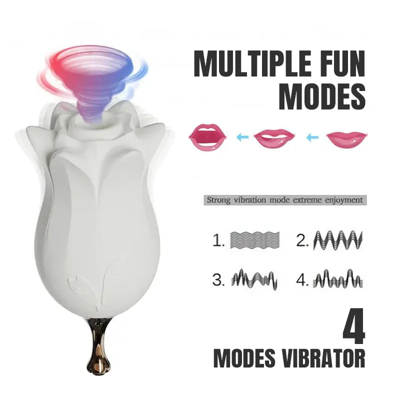 Rose Petal Licking Vibrator