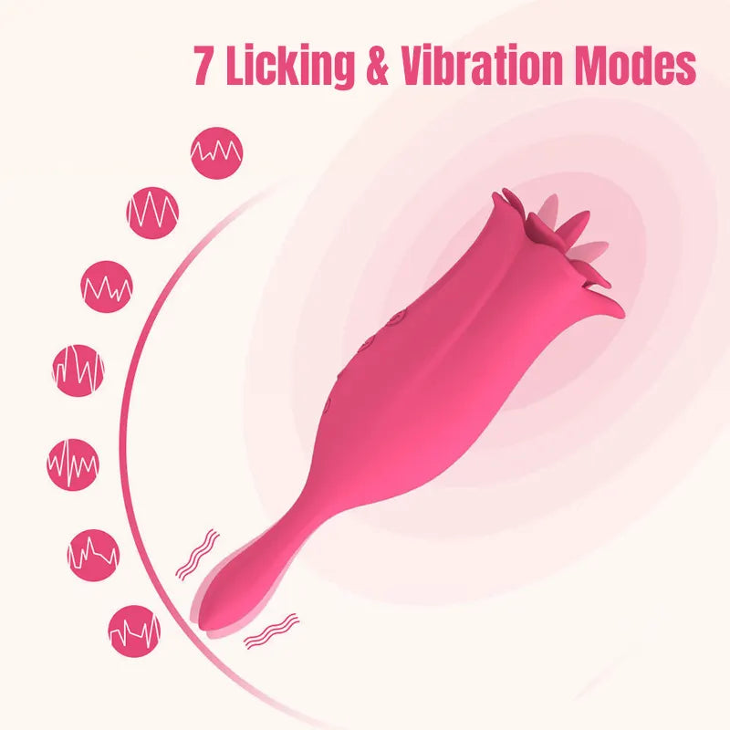 Lily Rose Tongue & Vibration Stimulator