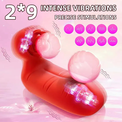 Rose-Tip Finger Vibrator for Women