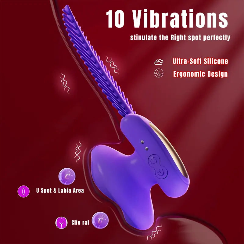 Rattlesnake Vibrator for Vulva Stimulation