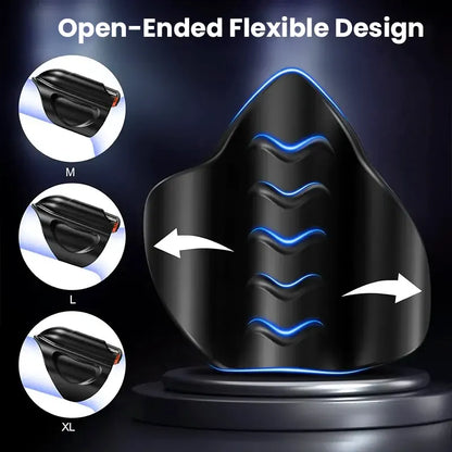 Vibrating Penis Stroker with LED Display
