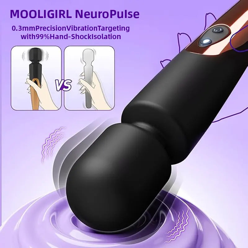 Rose Gold Female Wand Vibrator