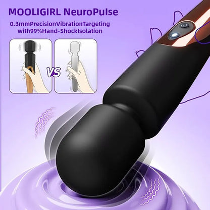 Rose Gold Female Wand Vibrator