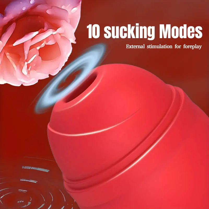 Blossom Rose Clitoral Suction Vibrator