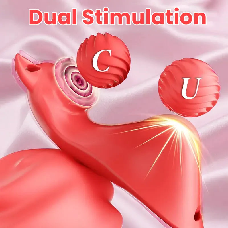 Remote-Control Rose Vibrator with Panty