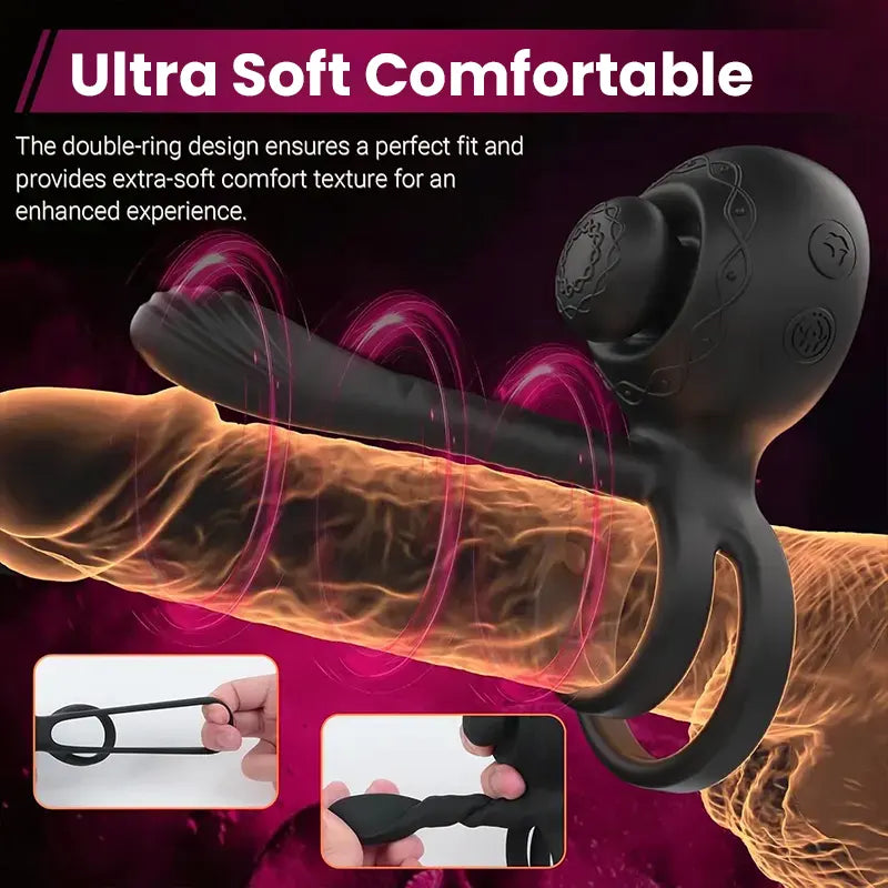Octopus Kneading Vibrating Couples Ring