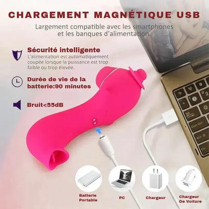 Pink Worm Clitoral Vibrator