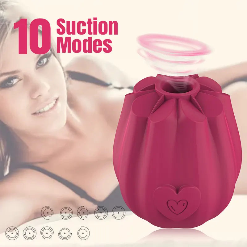 Roseheart Clitoral Suction Pleasure Toy
