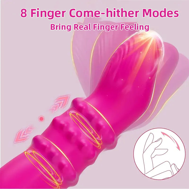 Sliding G-Spot Vibrator with Beads