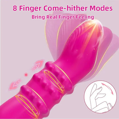 Sliding G-Spot Vibrator with Beads